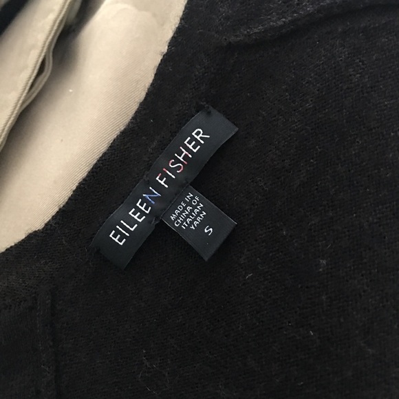 Eileen Fisher Brown Merino Wool Blouse size S - Picture 5 of 6